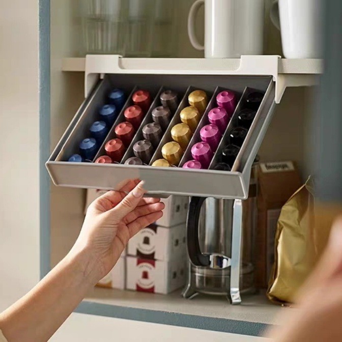 Coffee Equipment Organizer - Support pour capsules de café, boîte