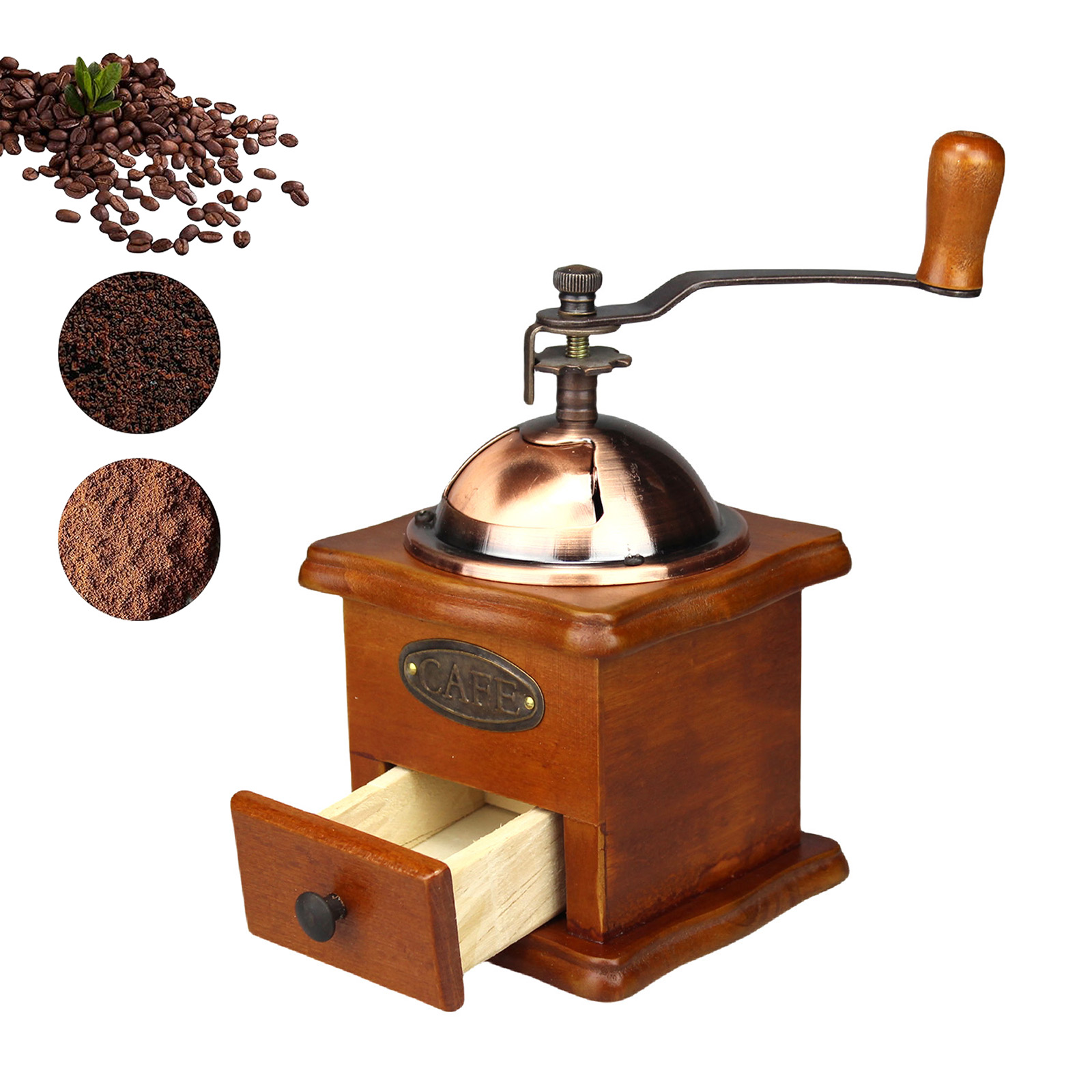 Vintage Coffee Equipment - Moulin à café manuel Antique, moulin