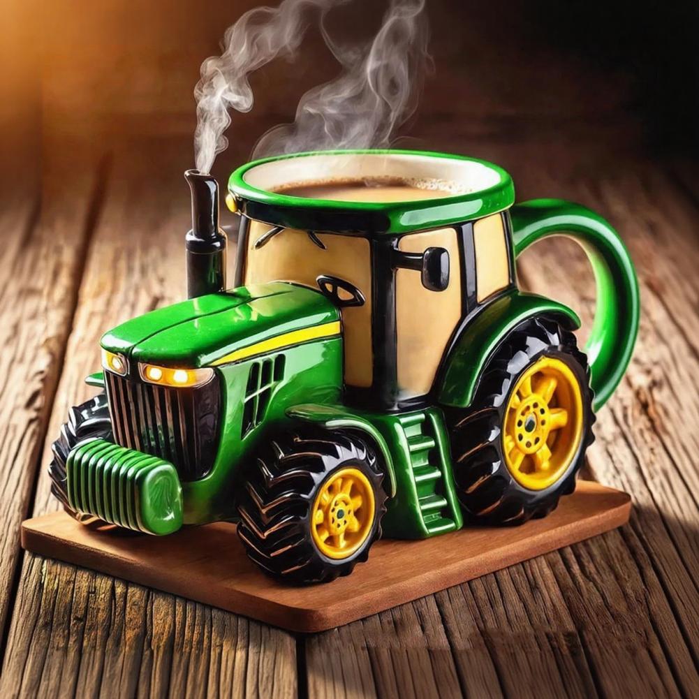 Vintage Coffee Equipment - Tasse à café de tracteur artisanale