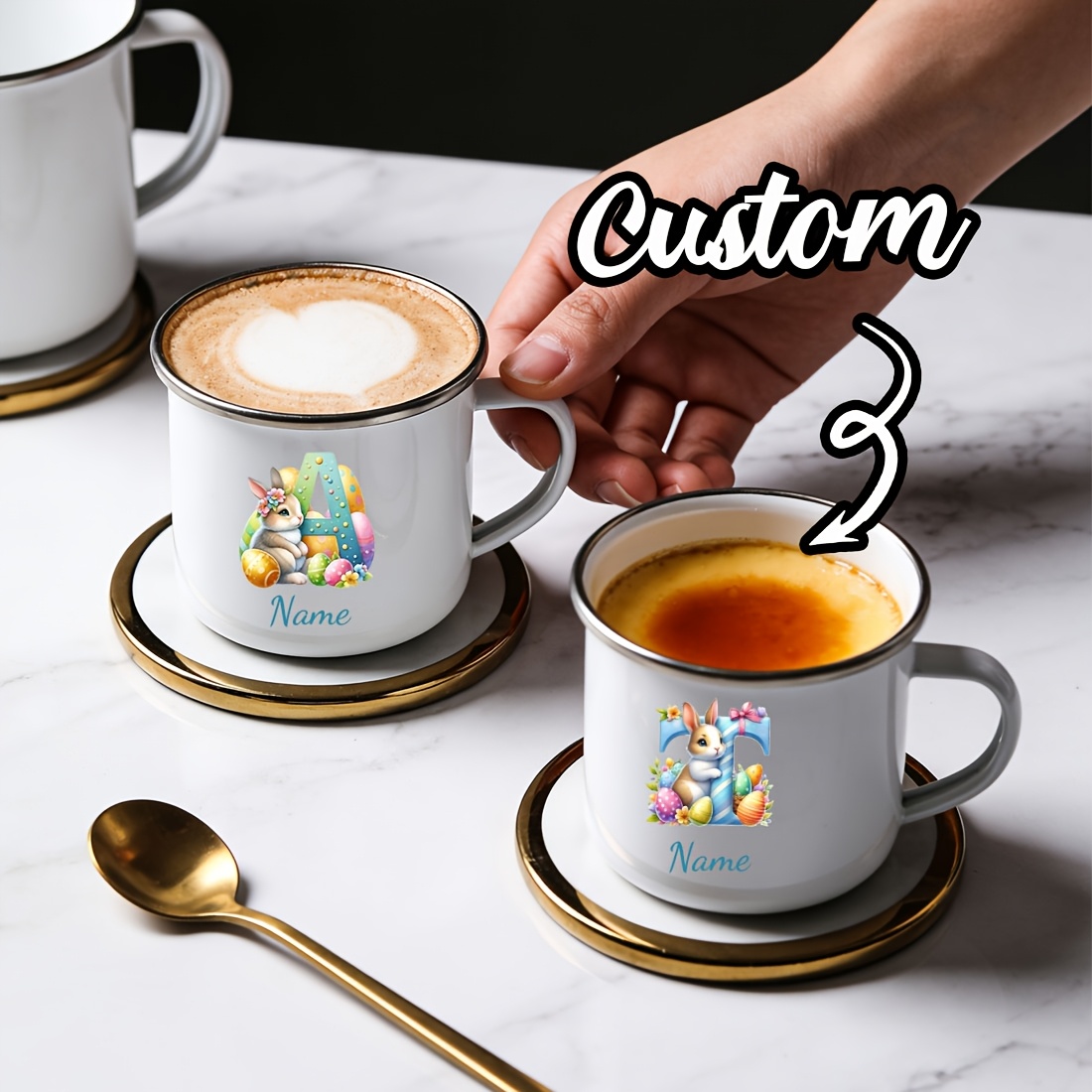 Tasse personnalisée avec initi - Coffee Equipment With Name avis et prix