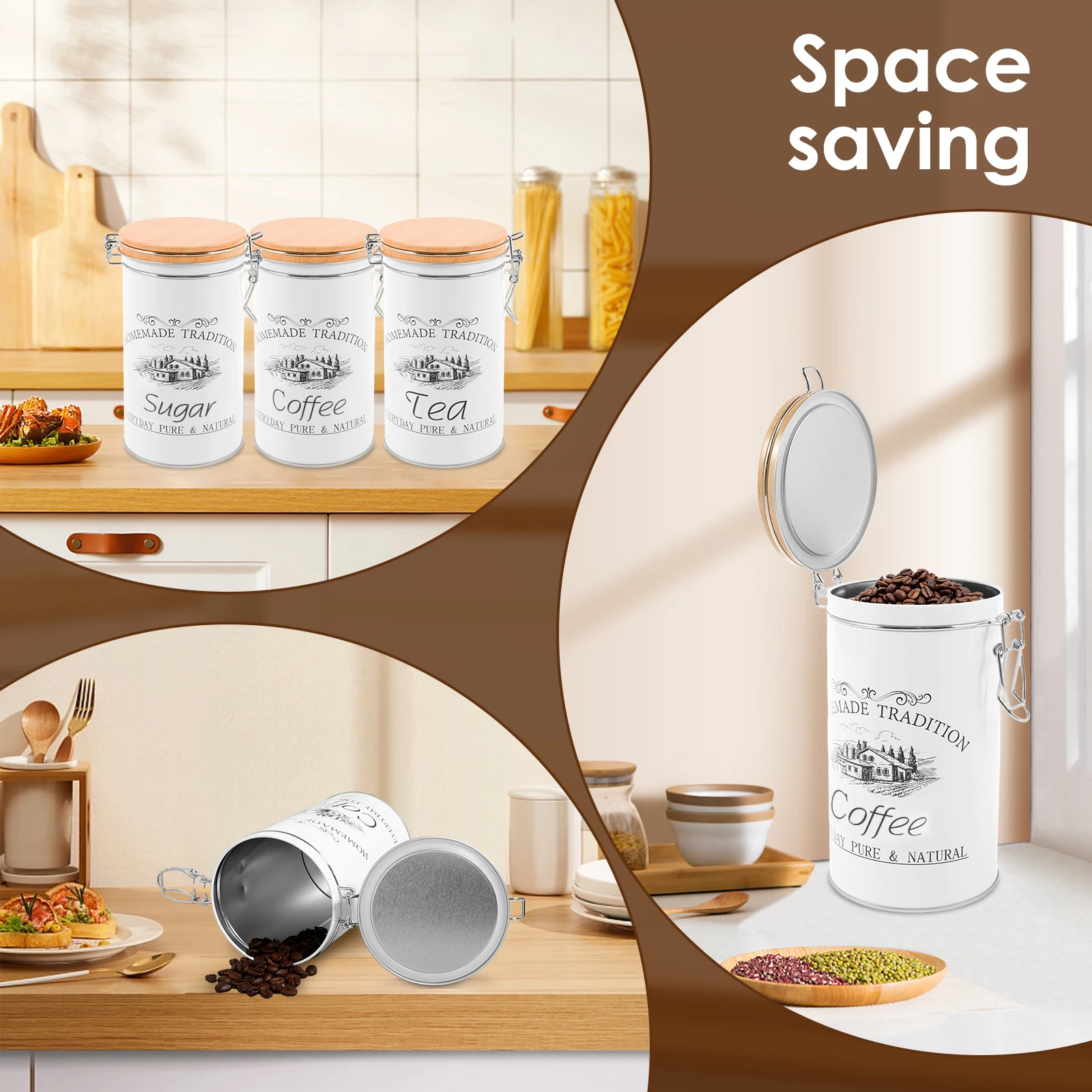 3 pièces/ensemble thé café suc - Coffee Equipment Organizer avis et prix