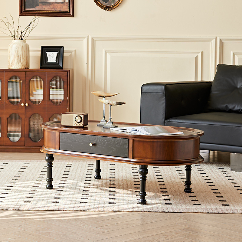 Table basse ovale vintage fran - Vintage Coffee Equipment avis et prix