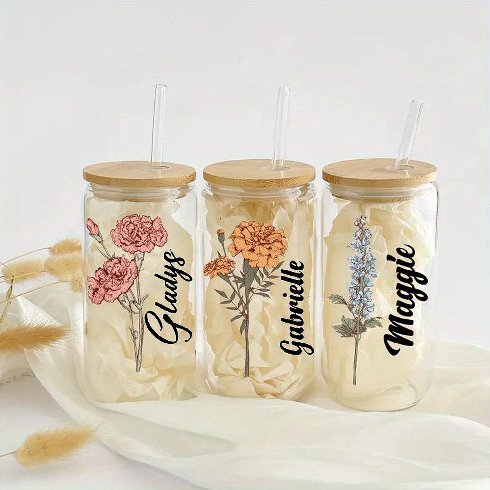 Verre personnalisé à motif flo - Coffee Equipment With Name avis et prix